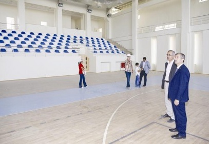 Akkent Spor Köyü Kapalı spor salonu tamamlandı