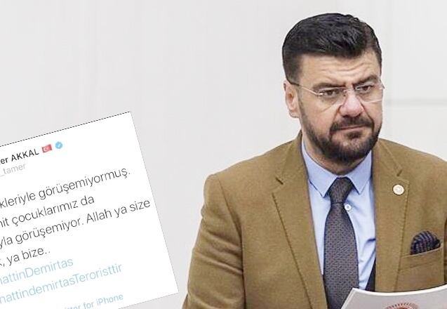 AKP'li vekil Tamer Akkal, "Selo iti enikleriyle görüşemiyormuş" paylaşımı için "Danışmanım yaptı" dedi!