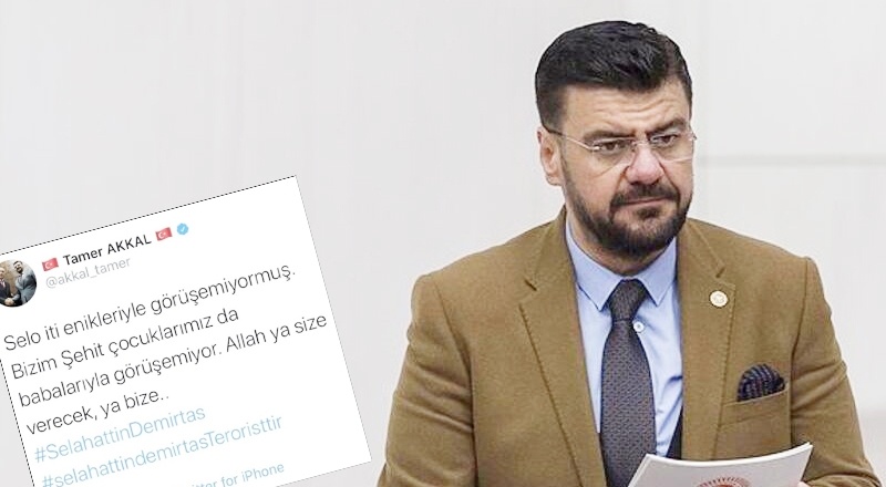 AKP'li vekil Tamer Akkal, "Selo iti enikleriyle görüşemiyormuş" paylaşımı için "Danışmanım yaptı" dedi!
