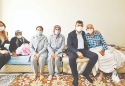 Akşam çiftine sürpriz ziyaret