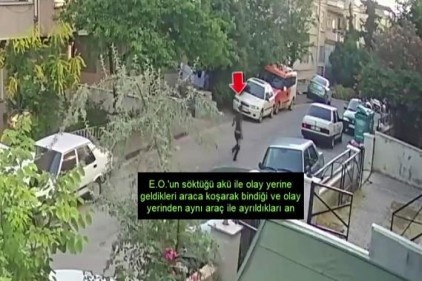 Akü hırsızları güvenlik kameralarına yakalandı 