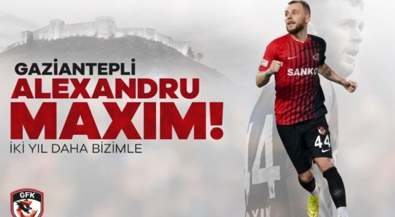 Alexandru Maxim 2 yıl daha Gaziantep’te