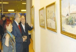 Aliyev’in sergisi açıldı