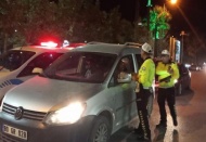 Alkol denetiminde sürücülere 5 bin 634 lira ceza kesildi 