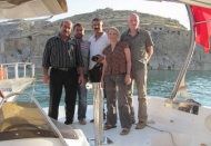 Alman turistler tekne turuna bayıldı