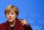 Almanya Başbakanı Angela Merkel, partisi Hristiyan Demokrat Birlik'in (CDU) meclis grubunda konuştu