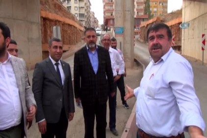 Alt geçit çalışmasının durdurulmasına tepki