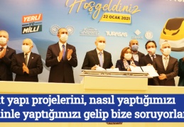 Alt yapı projelerini, nasıl yaptığımızı kiminle yaptığımızı gelip bize soruyorlar