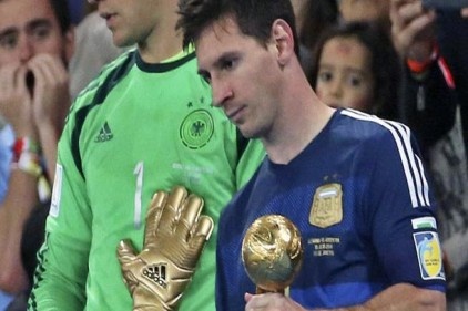 Altın top Lionel Messi&#039;nin