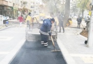 Altyapı ve asfaltlama yapılan yerlerde kaldırım çalışmaları da tamamlandı