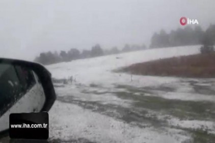 Amasya&#039;ya mevsimin ilk karı yağdı