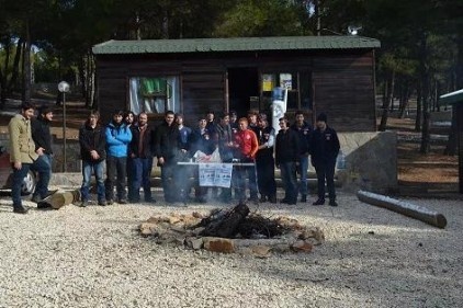 Amatör telsizciler kahvaltıda buluştu