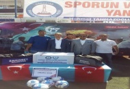 Amatörler malzemelerini aldı
