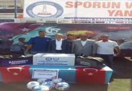Amatörler malzemelerini aldı 