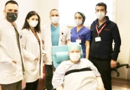 Ambulans helikoğterle kurtarılan anne ve bebeğin sağlığı yerinde