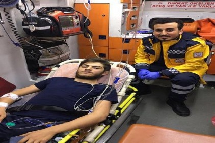 Ambulans uçak 19 yaşındaki Halil İbrahim için uçtu