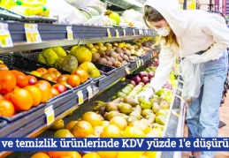 'Gıda ve temizlik ürünlerinde KDV yüzde 1'e düşürülsün'