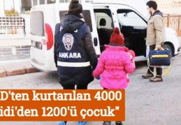 "IŞİD'ten kurtarılan 4000 Ezidi'den 1200'ü çocuk"