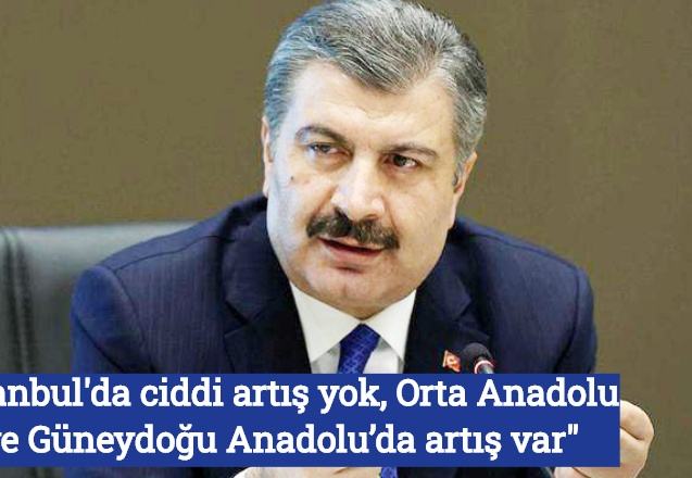 "İstanbul'da ciddi artış yok, Orta Anadolu ve Güneydoğu Anadolu’da artış var"