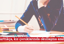 "Yaş arttıkça, kız çocuklarında okullaşma azalıyor"