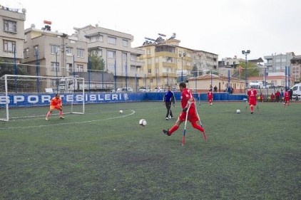 Ampute Futbol Takımı Malatya Ayyıldız maçına hazır