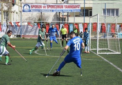 Ampute Futbol Takımı rakibini 6-2 gibi net bir skorla mağlup etti