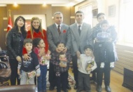 Ana okulu minikleri kaymakamları tanıdı