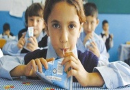 Ana sınıflarıyla 5. Sınıflara her gün süt dağıtılacak