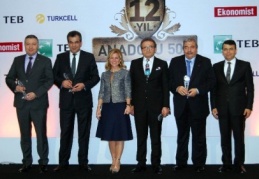 “Anadolu 500’de En Fazla Şirketi Bulunan Grup” kategorisinde birinci