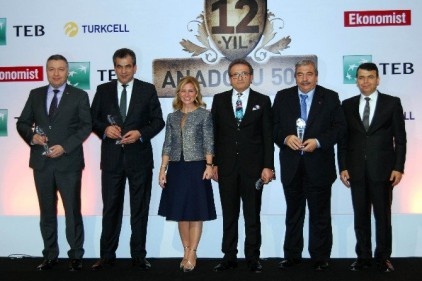 &#8220;Anadolu 500&#8217;de En Fazla Şirketi Bulunan Grup&#8221; kategorisinde birinci