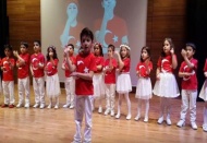 Anaokulu öğrencilerinden anlamlı gösteri 