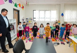 Anaokulu öğrencilerine moral ziyareti