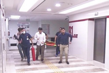ANKA&#8217;daki yangın tatbikatı gerçeğini aratmadı 