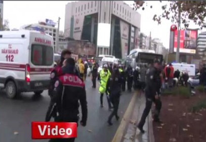 Ankara'da belediye otobüsü yayaların arasına daldı!