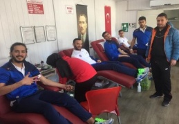 Ankas, lösemi hastaları için kan bağışında bulundu