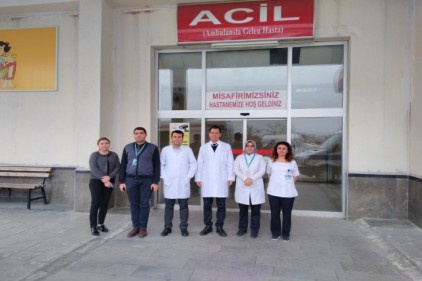 Anne karnındaki bebeğe kan verildi