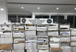 Antep-Antalya kaçak sigara hattı polise takıldı