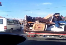 Antep trafiğinde alışıldık, sorumsuz görüntüler