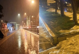 Antep ve Kilis’te sağanak ve dolu etkili oldu