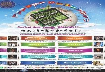 Antepfıstığı festivalinin onur konuğu Hollanda