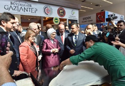 Antep’in eşsiz lezzetleri standla buluştu