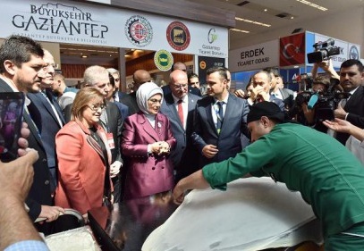 Antep’in eşsiz lezzetleri standla buluştu