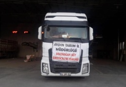 Antepli depremzede hayvancılara Aydın’dan 20 ton yem desteği