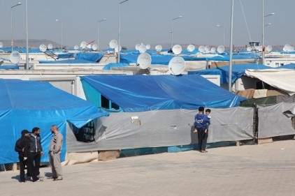 Antep&#8217;te 5 ayrı kampta 41 bin 460 kişi yaşıyor