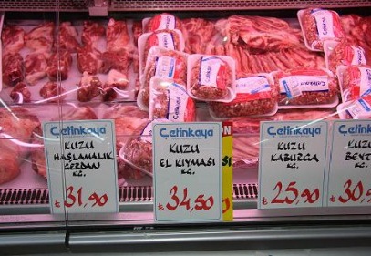 Antep’te en pahalı eti kasaplar satıyor 