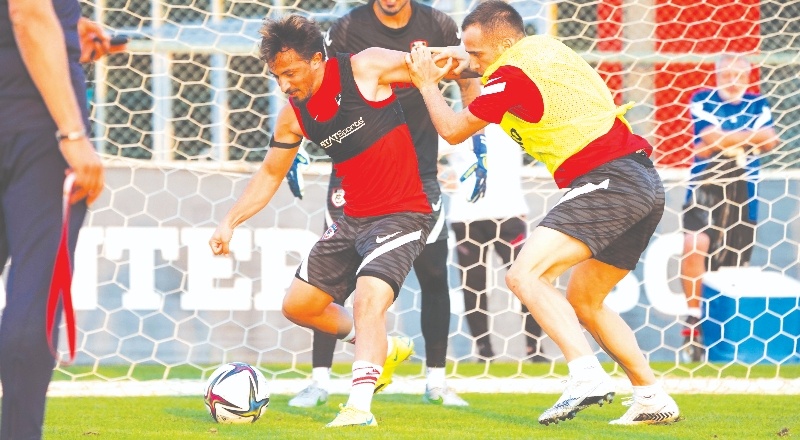Antrenman, çift kale maçla sonlandı