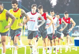 Antrenman, ısınma ve koordinasyon çalışmasıyla sonlandı