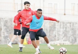 Antrenman, taktik ağırlıklı çift kale maçla son buldu