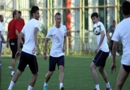 Antrenmana yeni transfer Hintum da katıldı 