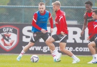 Antrenmanda çift kale maç yapıldı